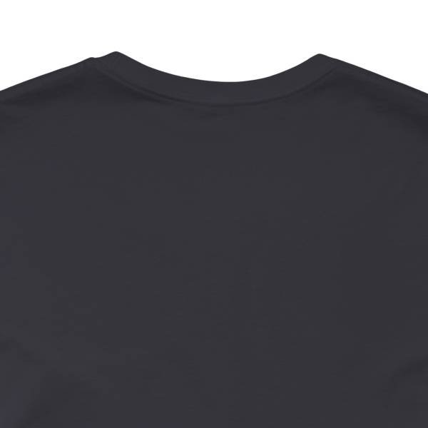 Manga-Style Collage Tee Back Collar Closeup