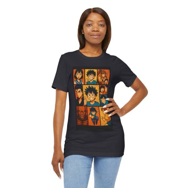 Manga Collage Tee – Bold Anime Graphic Shirt for Otaku & Manga Fans - Image 5