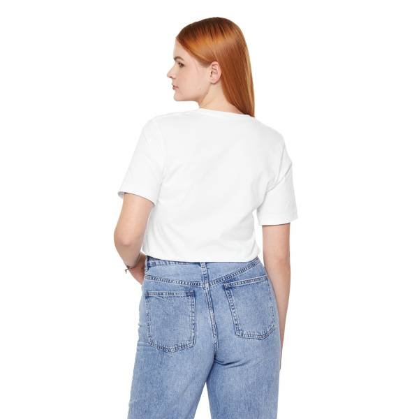 Manga-Style Collage Tee woman white back