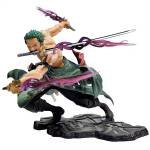 10CM One Piece Zoro Figure – Three-Sword Combat PVC Statue
