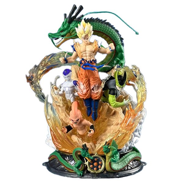 Goku Battle Statue