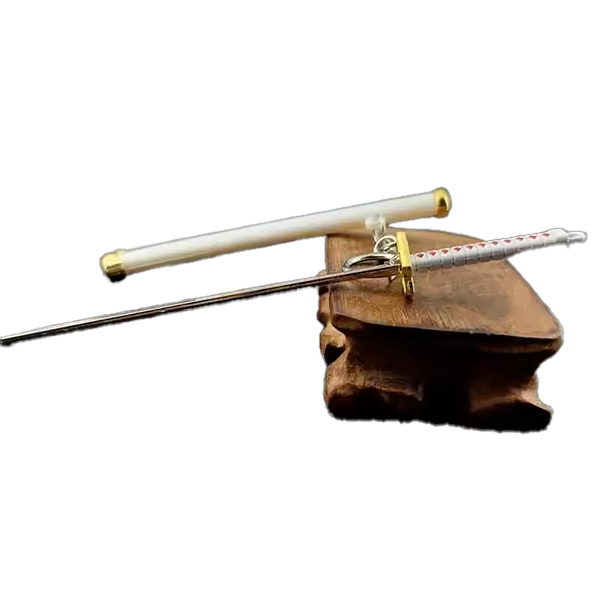 Porte-clés Katana Samouraï En Métal - Lot De 2 - Longueur 15 Cm - Design Créatif - Cadeau Pour Fans D'Armes Ou D'Anime