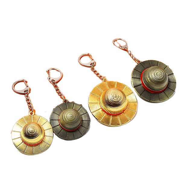 Straw Hat Keychain