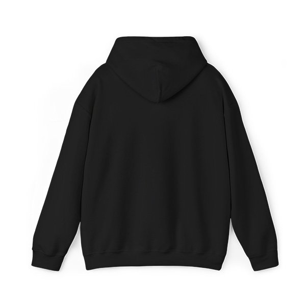 Black Back Half Hoodie