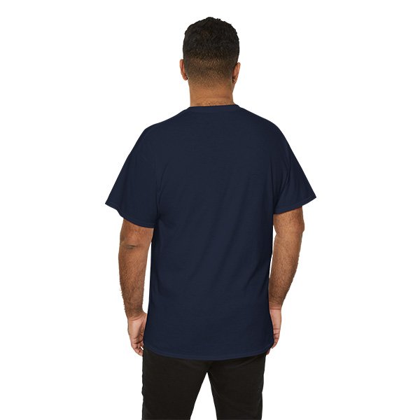 Men blue backside