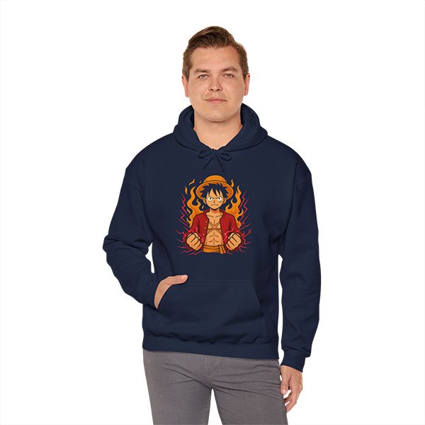 Navy Person Hoodie
