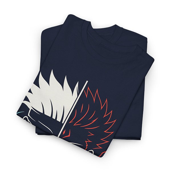 Dual Face Heavy Cotton Tee for Anime Fans - Image 4