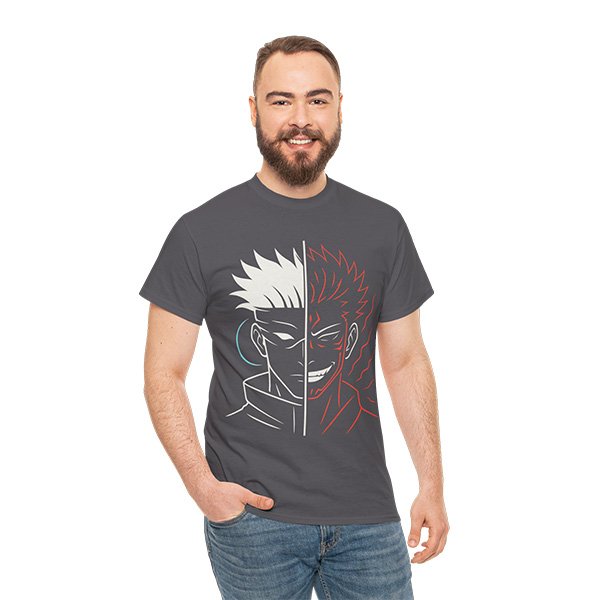 Men charcoal tee