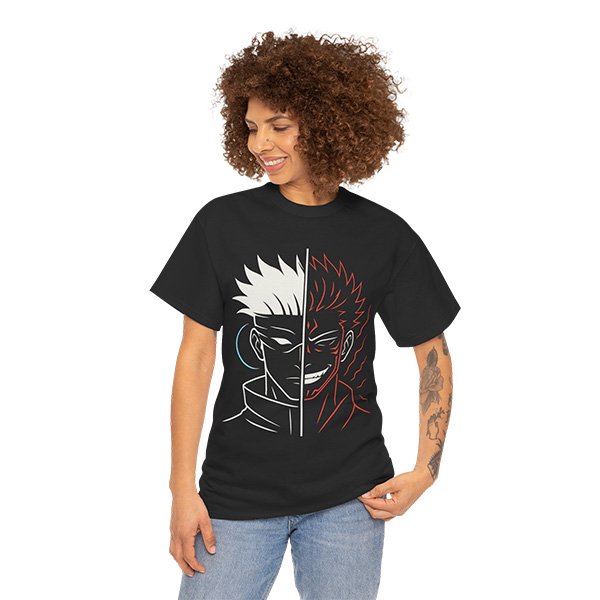 Women with Black tee front
